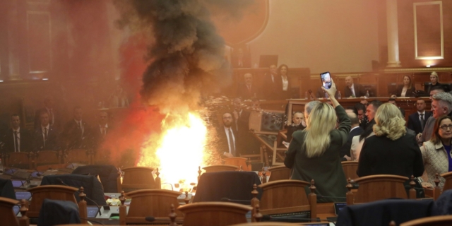 Albania Opposition Parliament