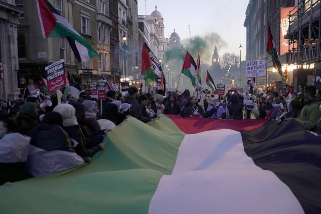 Βρετανία: Νέα μεγάλη διαδήλωση στο Λονδίνο υπέρ των Παλαιστινίων