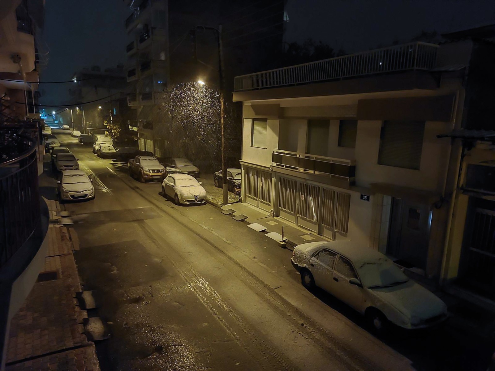 Χιονόπτωση στην Πτολεμαΐδα