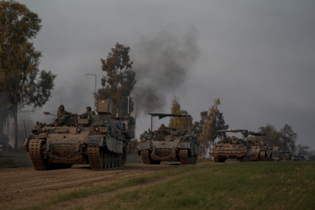 Ισραηλινός στρατός στα σύνορα Ισραήλ-Γάζας
