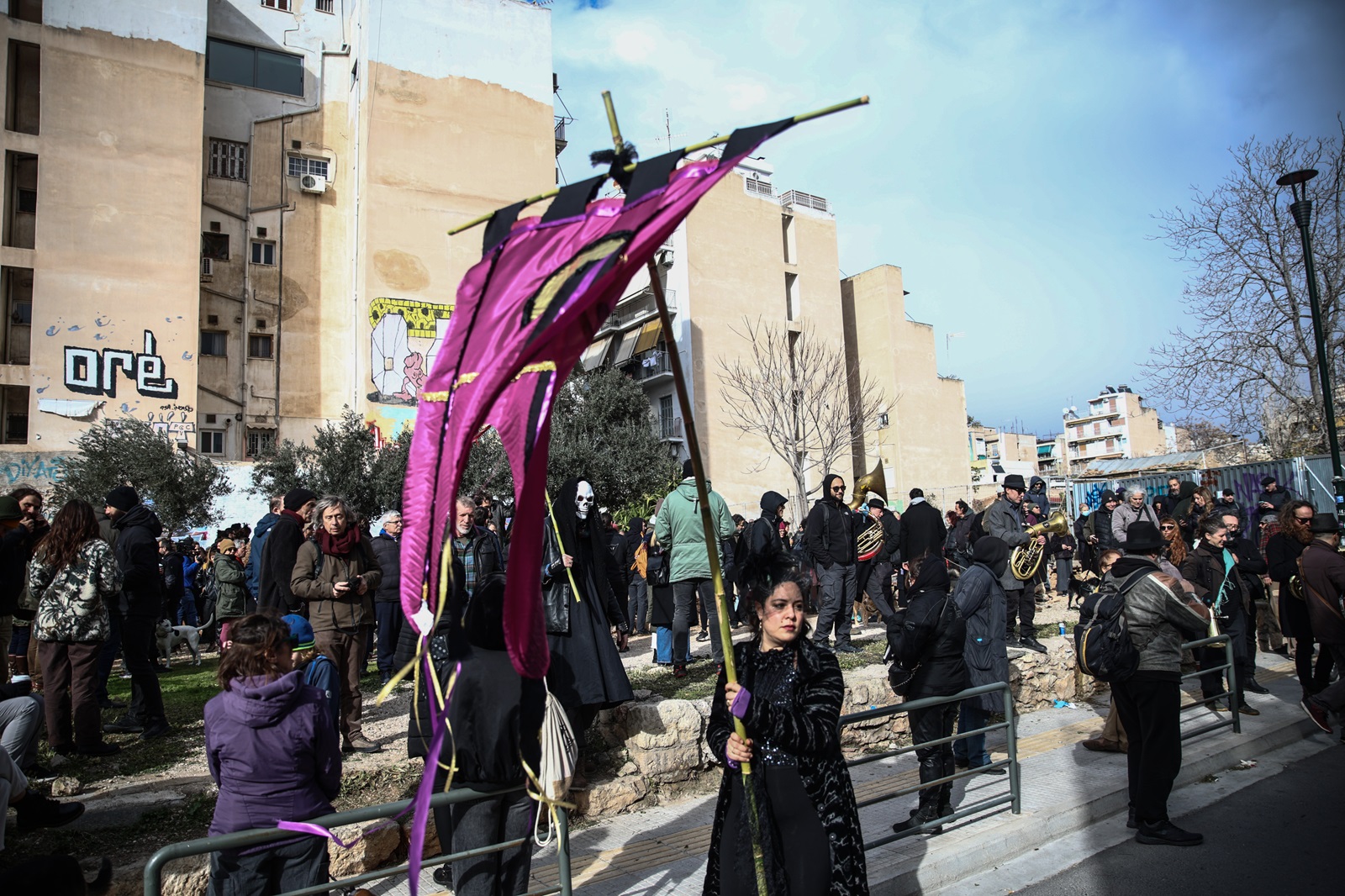 Στιγμιότυπο από την "κηδεία του Μεταξουργείου"