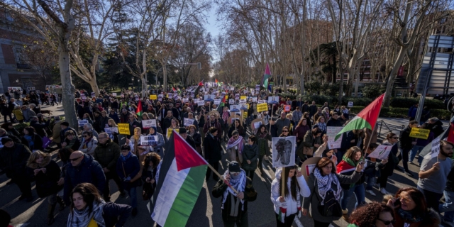 Ισπανία: Χιλιάδες διαδηλωτές ζητούν το “τέλος της γενοκτονίας στην Παλαιστίνη”