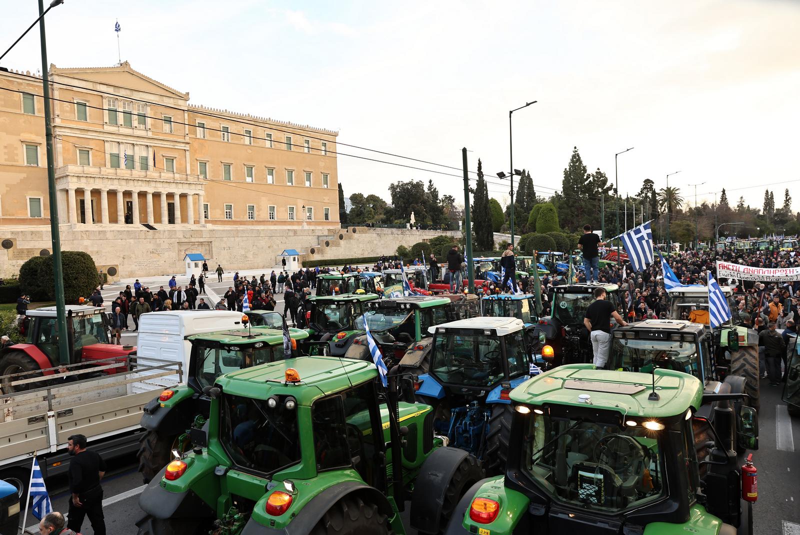 Συλλαλητήριο αγροτών στο Σύνταγμα