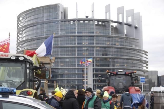 Αγρότες στο Ευρωπαϊκό Κοινοβούλιο