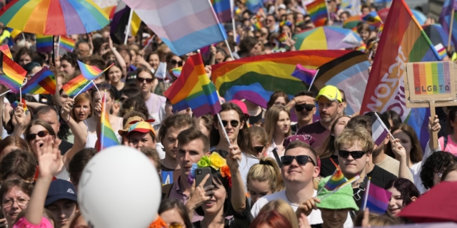 Στιγμιότυπο από το Pride το περασμένο καλοκαίρι στην Πολωνία