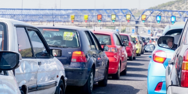 Αυξημένη η κίνηση στα διόδια