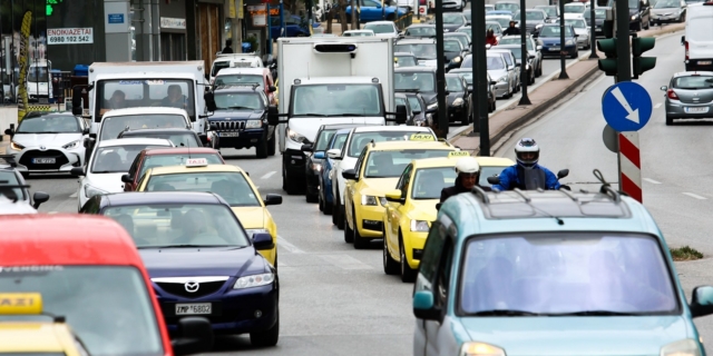 Κίνηση στους δρόμους της Αττικής