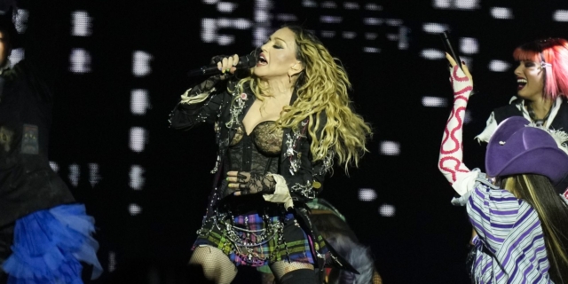 Στιγμιότυπο από συναυλία της Μαντόνα στο Ρίο ντε Τζανέιρο