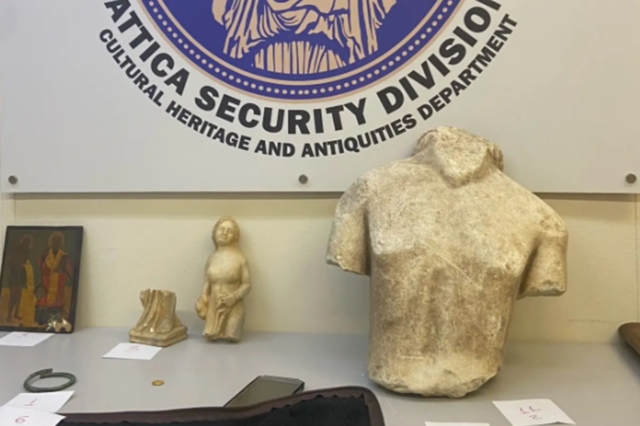 Εξαρθρώθηκε κύκλωμα αρχαιοκάπηλων – Σπάνια αντικείμενα βρέθηκαν στην κατοχή τους