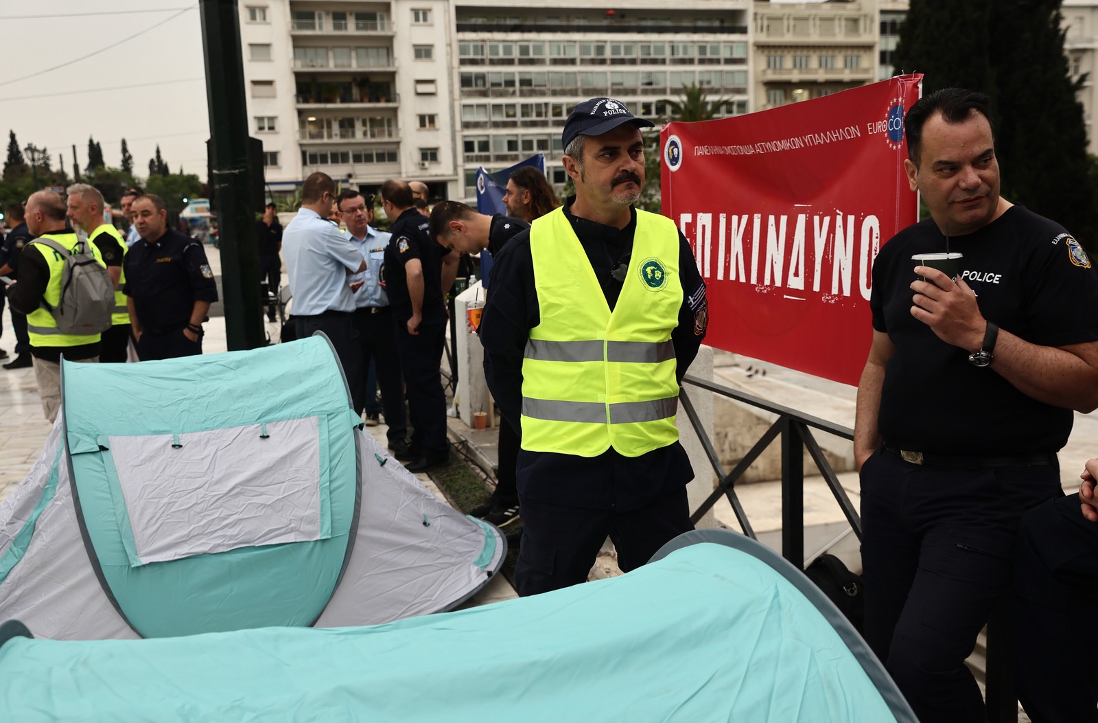 Διαμαρτυρία αστυνομικών στο Σύνταγμα