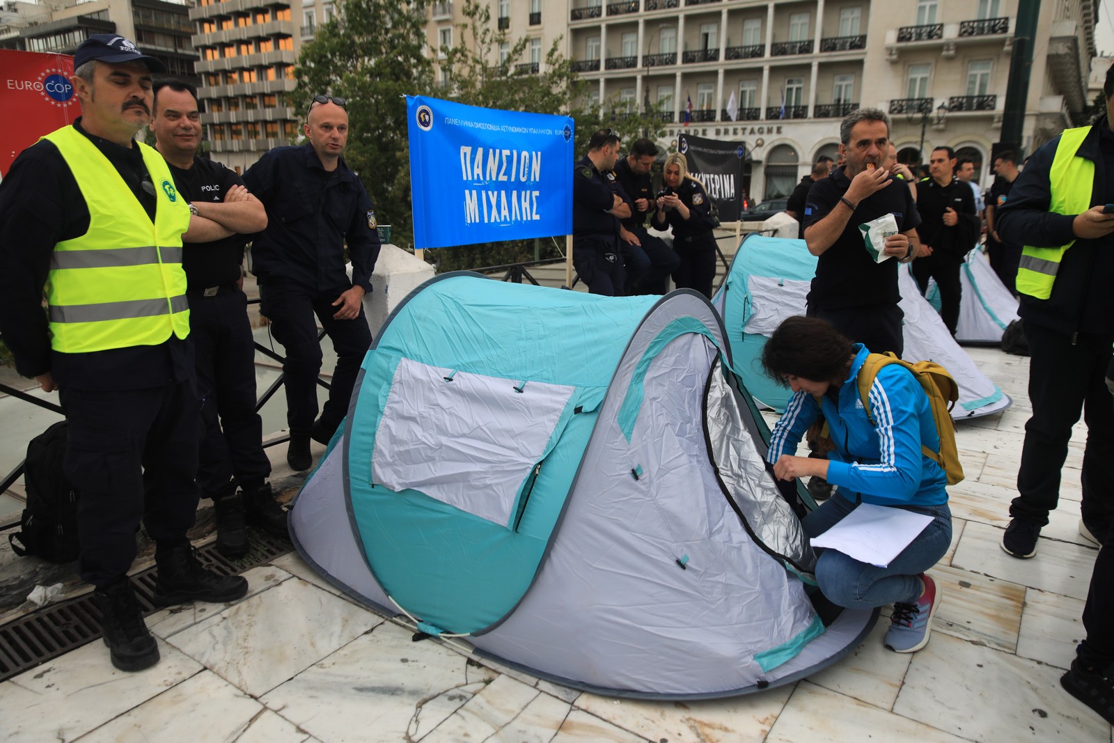 Διαμαρτυρία αστυνομικών στο Σύνταγμα