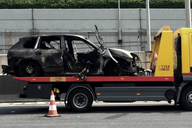 Αττική Οδός: Φωτιά σε αυτοκίνητο στην Κύμης – Καθυστερήσεις στο ρεύμα προς Αεροδρόμιο