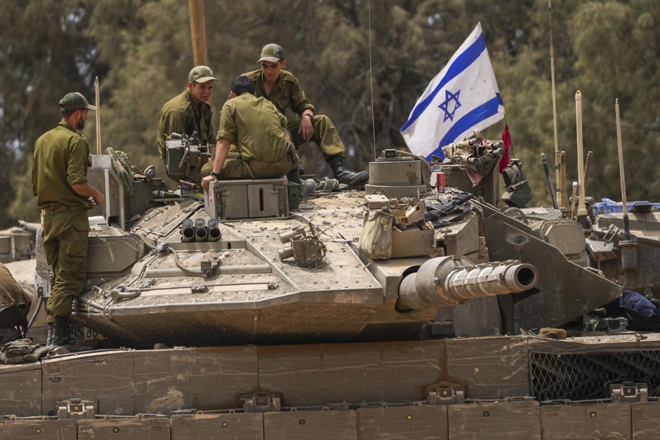Ισραηλινά στρατεύματα στα σύνορα Ισραήλ - Γάζα