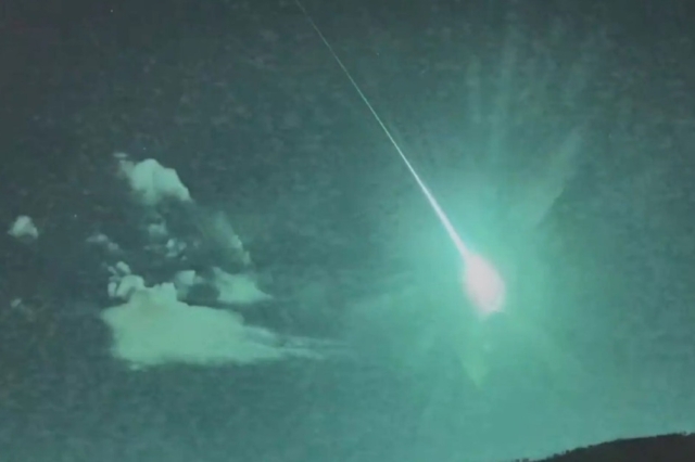 Ισπανία: Θραύσμα κομήτη “σκίζει” τον ουρανό – Βίντεο
