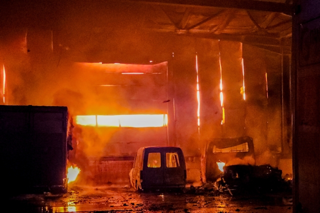 Φωτιά σε εργοστάσιο της Λαμίας