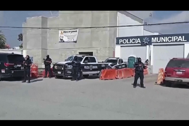 Οι μεξικανικές δυνάμεις ασφαλείας στην Ενσενάδα