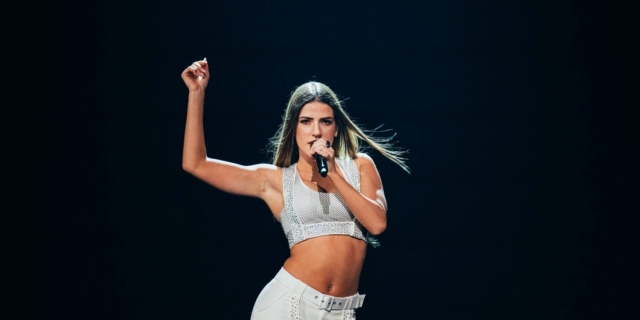 Η Silia Kapsis στη σκηνή της Eurovision 2024