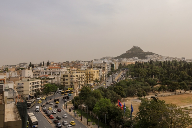 Αφρικανική σκόνη στον αττικό ουρανό