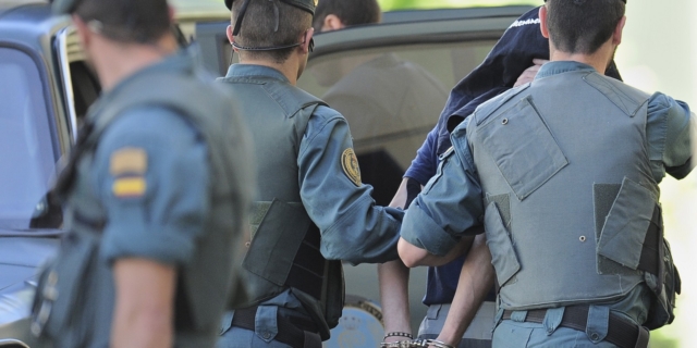 Σύλληψη στην Ισπανία. Εικόνα αρχείου