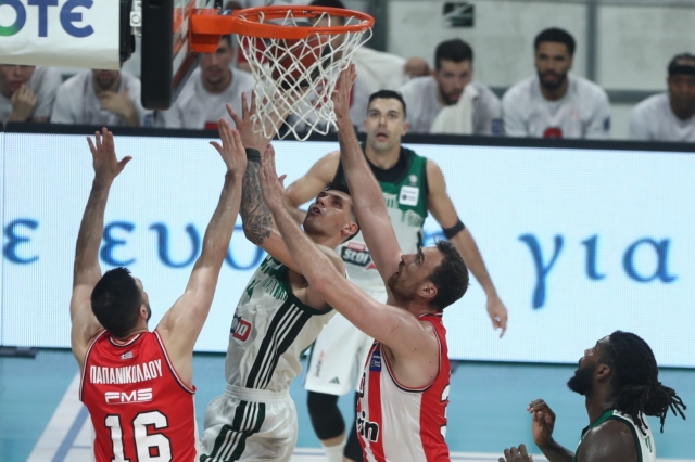 Ολυμπιακός – Παναθηναϊκός AKTOR: Πού θα δείτε το Game 2 των τελικών της Stoiximan Basket League