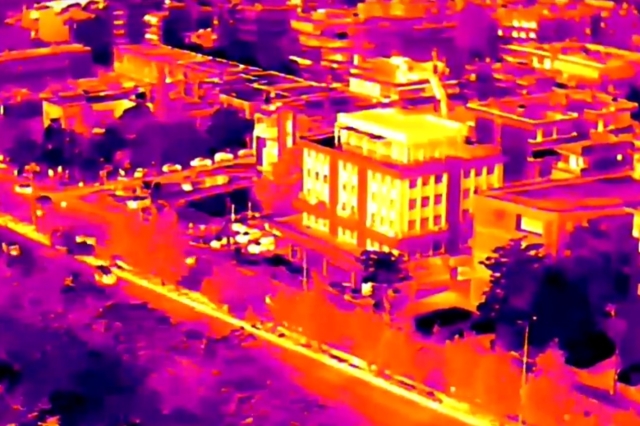 Θερμική κάμερα δείχνει ακριβώς πόσο “βράζει” η Αθήνα