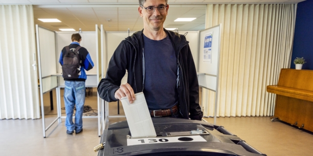 EU Elections 2024 - Voting in Amsterdam