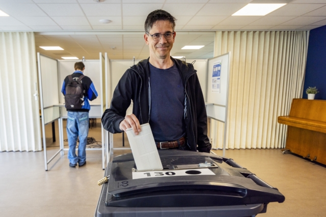 EU Elections 2024 - Voting in Amsterdam