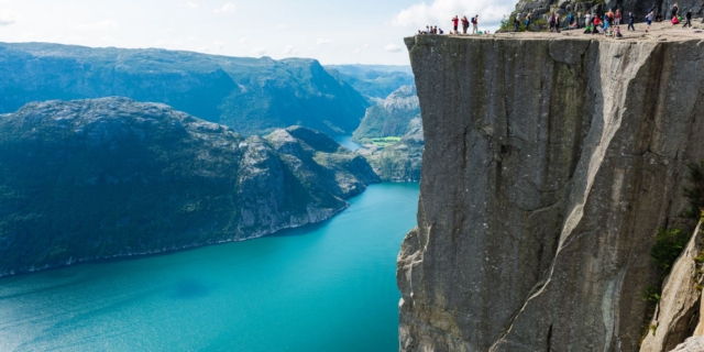 Ο βράχος Preikestolen ή αλλιώς Pulpit Rock στη Νορβηγία