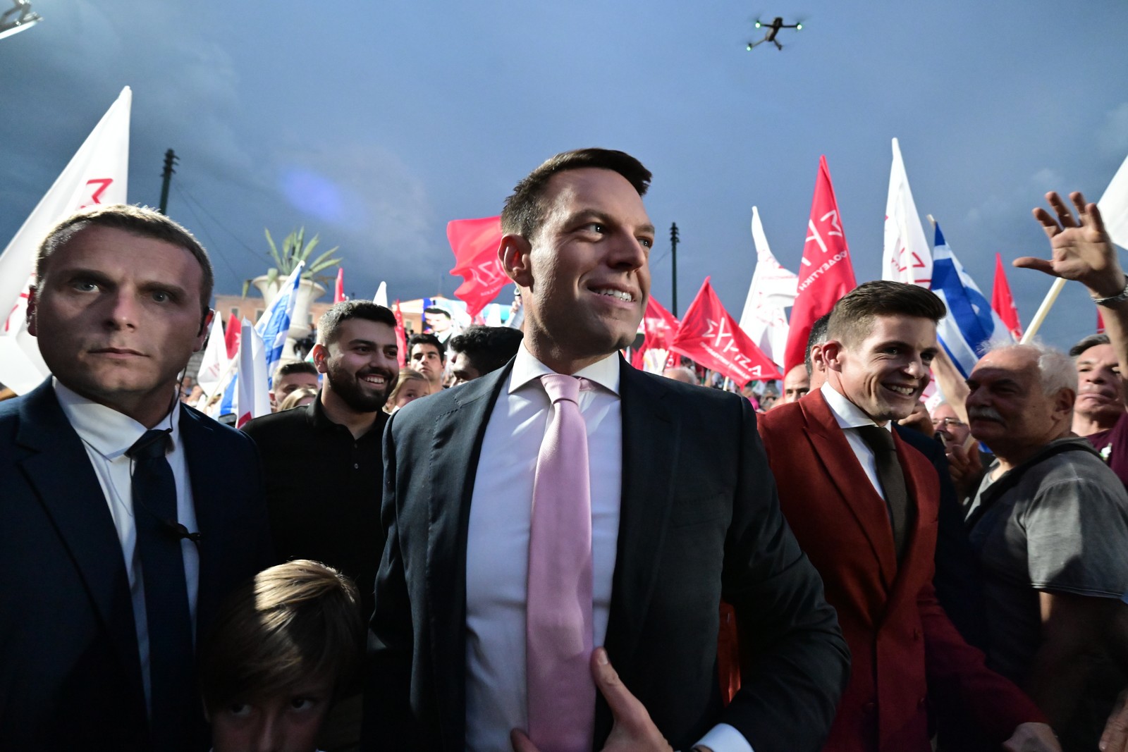 Ομιλία του προέδρου του ΣΥΡΙΖΑ - Προοδευτική Συμμαχία Στέφανου Κασσελάκη στην κεντρική προεκλογική συγκέντρωση του κόμματος 