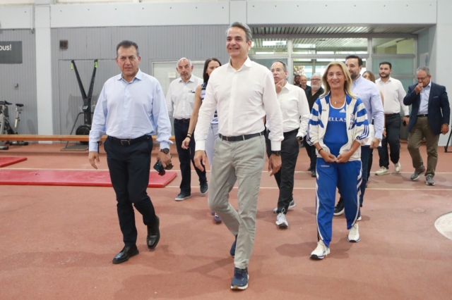 Επίσκεψη του πρωθυπουργού Κυριάκου Μητσοτάκη στο Προπονητήριο του ΟΑΚΑ, Τρίτη 4 Ιουνίου 2024