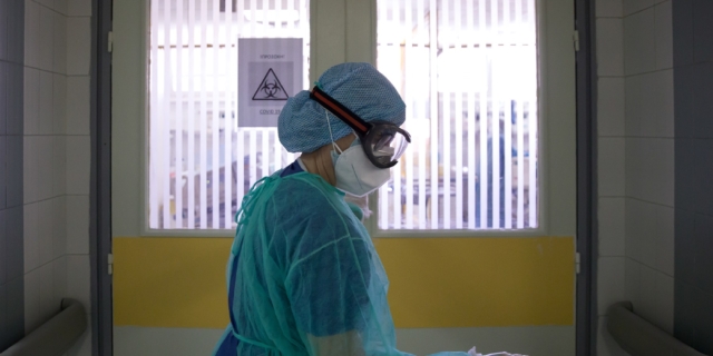 Κλινική Covid στο Νοσοκομείο «Ευαγγελισμός» (φωτογραφία αρχείου)