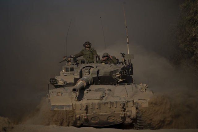 Ισραηλινοί στρατιώτες στα σύνορα Ισραήλ-Γάζας
