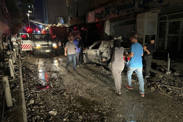 Επίθεση του Ισραήλ σε κτίριο στα προάστια της Βηρυτού
