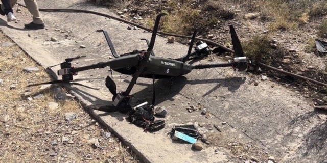 To drone που έπεσε στα Γλυκά Νερά