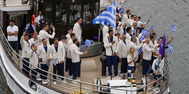 Ολυμπιακοί Αγώνες Τελετή Έναρξης Ελληνική Αποστολή