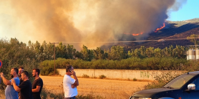 Πολύ υψηλός κίνδυνος πυρκαγιάς την Τετάρτη σε 5 περιφέρειες