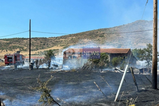 Φωτιά στο Βιομηχανικό Πάρκο Καστοριάς