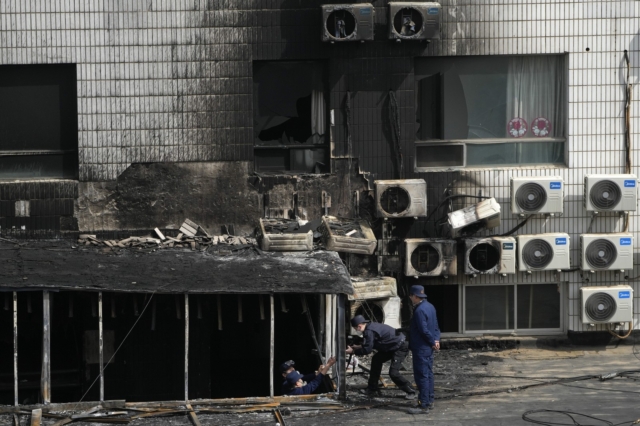 Φωτιά σε κτίριο στην Κίνα (φωτογραφία αρχείου)