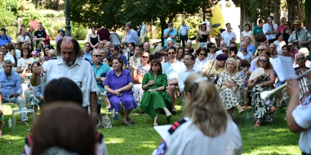 Εκδηλώσεις για τα 50 χρόνια της Δημοκρατίας, στον κήπο του Προεδρικού Μεγάρου