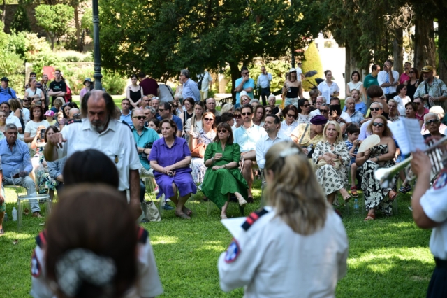 Εκδηλώσεις για τα 50 χρόνια της Δημοκρατίας, στον κήπο του Προεδρικού Μεγάρου