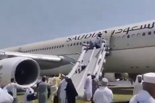 Φωτιά σε τροχό αεροσκάφους της Saudia Airlines