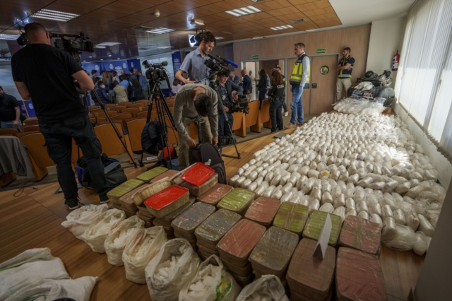 Οι ισπανικές αρχές κατάσχεσαν ποσότητες - μαμούθ ναρκωτικών που αποδίδονται στο καρτέλ Σιναλόα τον περασμένο Μάρτιο