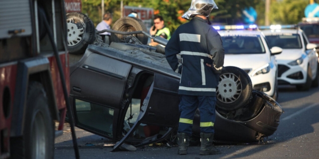 Τροχαίο δυστύχημα έξω από τη Λάρισα – Νεκρός ένας 61χρονος