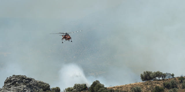 Φωτιά σε δάσος στο Δαφνούδι Σερρών