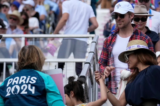 Ryan Gosling και Eva Mendes: Μια σπάνια εμφάνιση στους Ολυμπιακούς