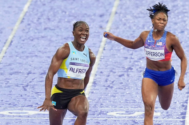 Ολυμπιακοί Αγώνες: Η Άλφρεντ από την Αγία Λουκία κατέκτησε το χρυσό μετάλλιο στα 100μ. γυναικών