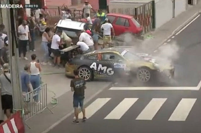 Αγωνιστική Porsche έπεσε σε θεατές στο Ράλι Μαδέιρα – Συγκλονιστικό βίντεο