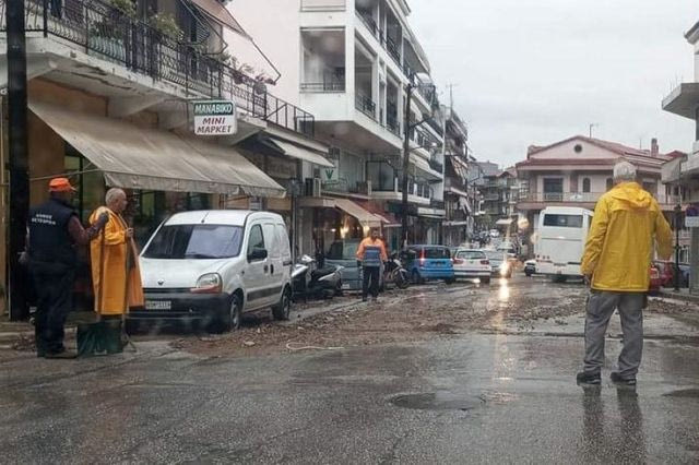 Προβλήματα από την κακοκαιρία στην Καλαμπάκα