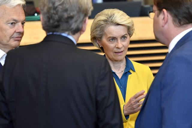 Η πρόεδρος της Κομισιόν, Ursula von der Leyen