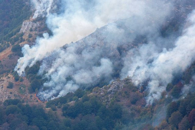 Φωτιά στο Παγγαίο Όρος (φωτογραφία αρχείου)